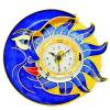  table clock | alarm clock | cloisonne sun & moon table clock