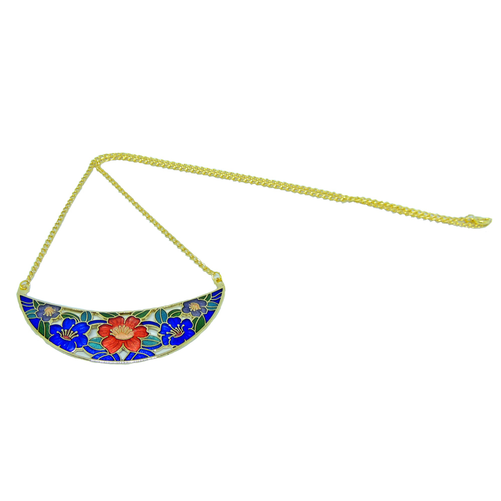 Cloisonne earring & bracelet & necklace