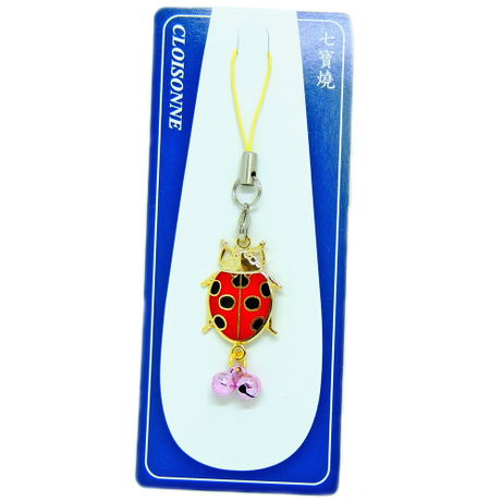hard enamel charm | hard enamel pins | cloisonne ladybug charm 
