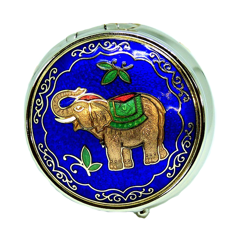 Decorative Pill Box Set Taiwan High Quality Cloisonne Round