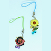 hard enamel charm | hard enamel pins | cloisonne rose charm 