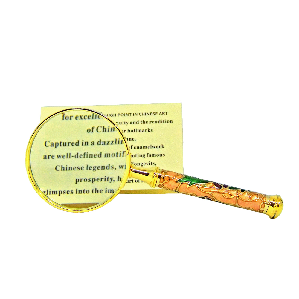 cloisonne letter opener & pen & magnifier