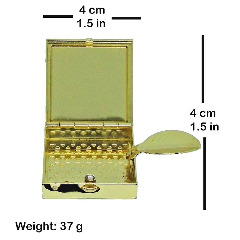 custom ashtray | portable ashtray | cloisonne square shaped pocket ashtray