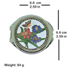 compact mirror | pocket mirror | cloisonne round compact mirror